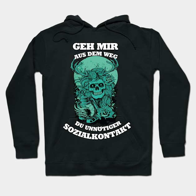 Skelett Banshee Geister Lampe Pandemie Hoodie by Ambrosius